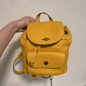 Coach small backpack with price tag